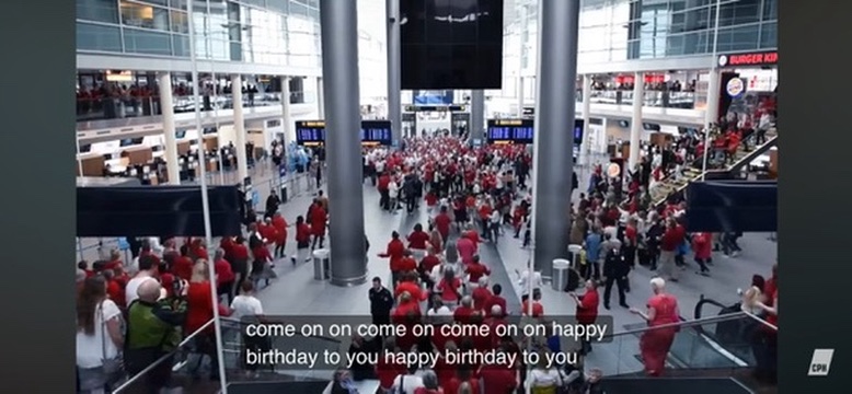 Københavns Lufthavn — 550 sangere